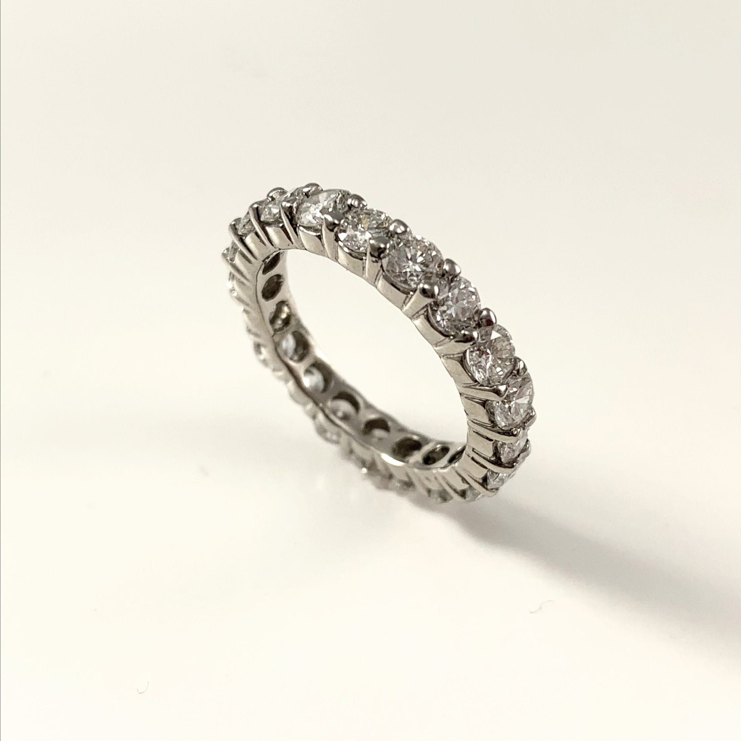 Shared Prong Eternity Band in White Gold (D001282) - Summit Jewelers ...